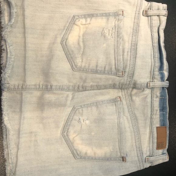GARAGE Acid Washed/Distressed Denim Skirt size 1 - Picture 3 of 3